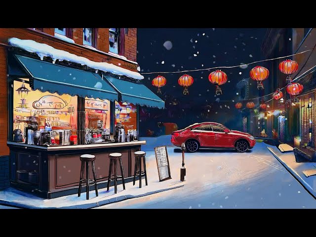 Winter Lofi Songs❄Perfect for Cafe Lovers💟to Study/Relax/Work | Lofi Coffee☕Hip Hop Chill Beats