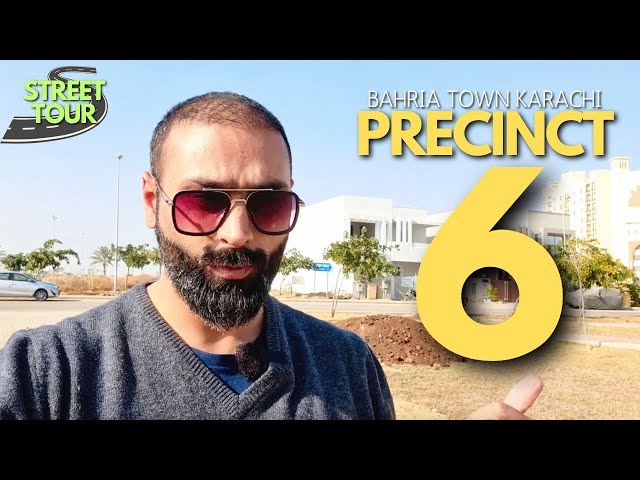 [2025] Let's go on a Street Tour of Precinct 6, Bahria Town Karachi #bahriatownkarachi