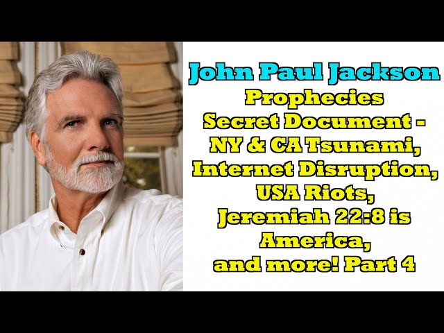 John Paul Jackson Prophecy Secret Document Pt 4 #prophecy #bible   #christian #endtimes #biblestudy