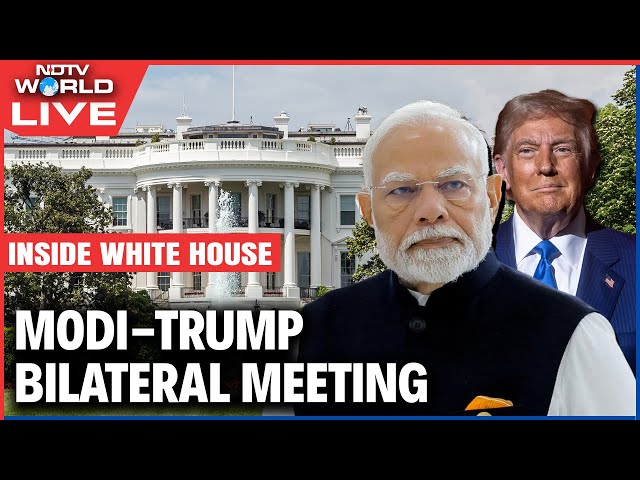 PM Modi And Trump Dialogue | PM Modi Donald Trump Meet | PM Modi America LIVE | White House LIVE