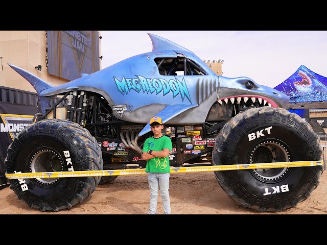 Jason and Alex visited the Monster Jam Show