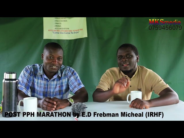 POST PPH MARATHON ANALYSIS BY EXECUTIVE DIRECTOR (IRHF) Frebman micheal.