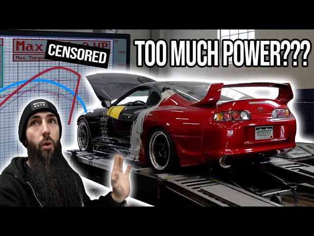 Supra Makes INSANE Power On The Dyno!