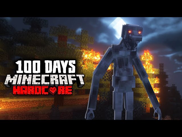 I Survived 100 Days in SCARIEST Yeti Mod in Minecraft Hardcore