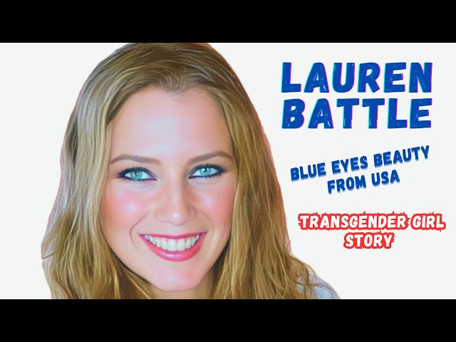 Blue Eyes Trans Beauty Girl Lauren Battle