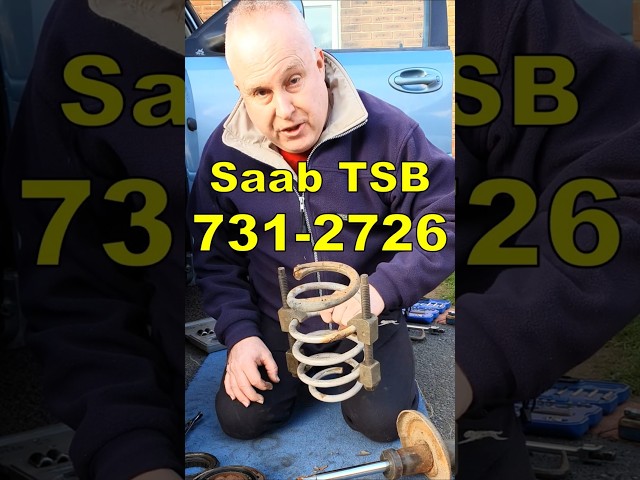 Saab 9-3 Front Spring Replacement - TSB 731-2726