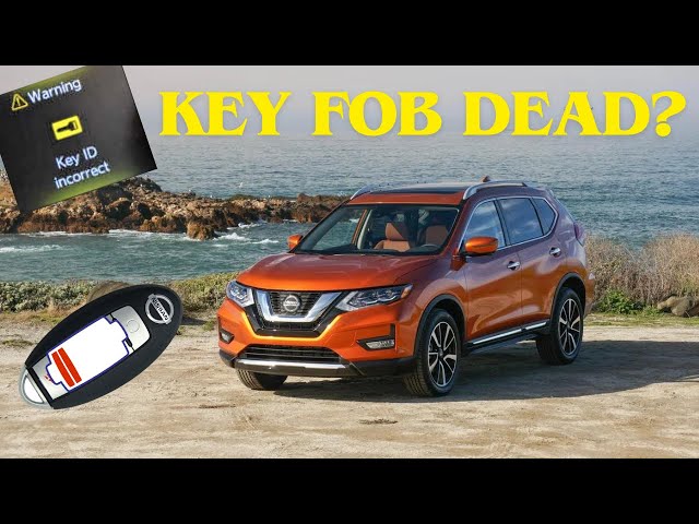 How to start NISSAN ROGUE with dead key fob battery?