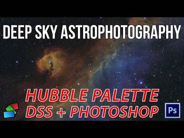 Intro to Narrowband and Hubble Palette, Part 2a - DeepSkyStacker and Photoshop