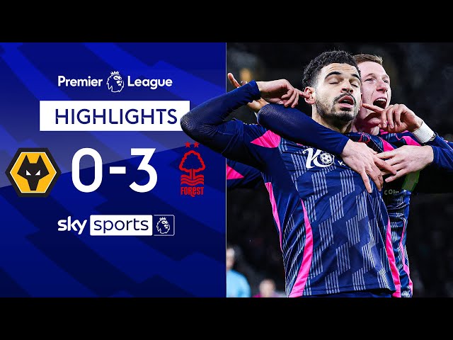 Gibbs-White SILENCES Molineux! | Wolves 0-3 Nottingham Forest | Premier League Highlights