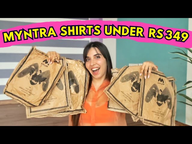 Myntra Tops & Shirts Haul under Rs 350! | Heli Ved