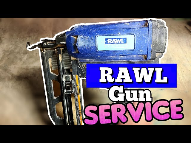 How to Service a Rawl Plug B1664 Gas powered second fix nail gun.