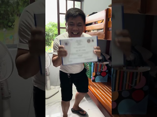 BOSSING BINASA ANG DIPLOMA NI 69😱 69 NAIYAK