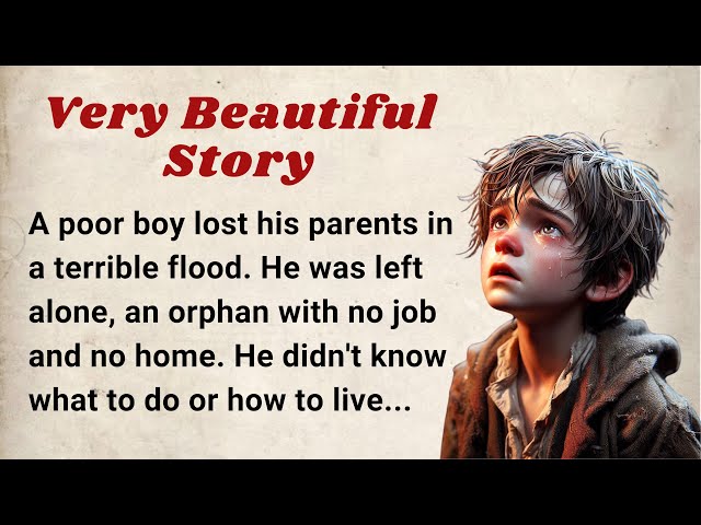 Learn English through Stories Level 3 ✅ Poor Boy Success - Improve your English | English Audiobook