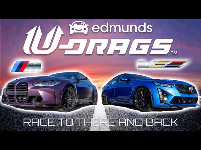 U-DRAGS RACE: BMW M4 Competition vs. Cadillac CT5-V Blackwing | Handling, Quarter Mile & More