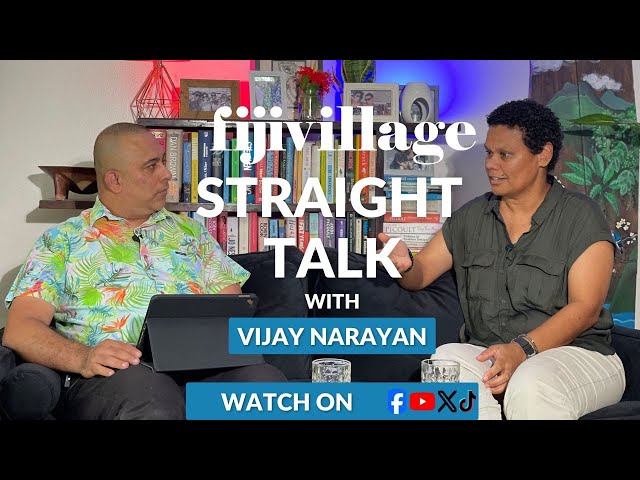 Adi Tulia Nacola appears on fijivillage Straight Talk With Vijay Narayan