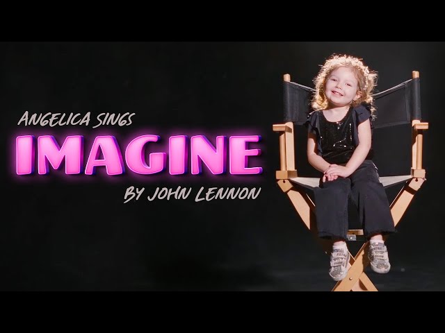 John Lennon Would Be PROUD of This 3 Year Old's Imagine Cover | Angelica Sings Imagine Music Video