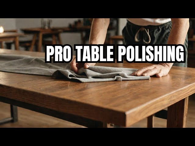 How to Polish Tables Like a Professional