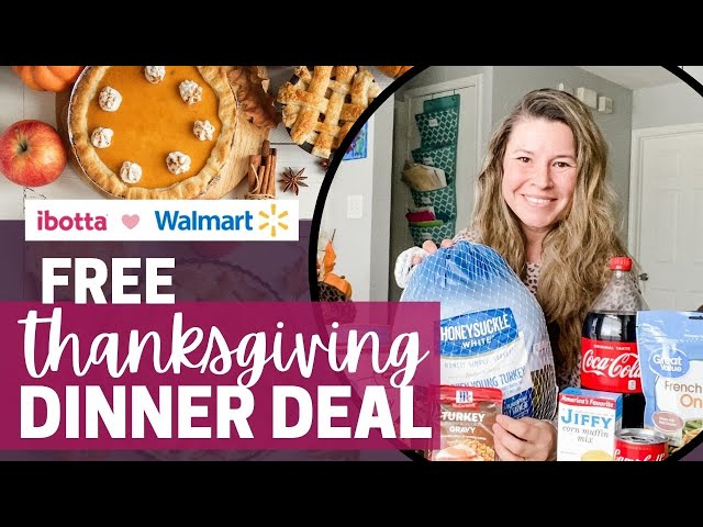 How to get a FREE Thanksgiving Turkey Ibotta Free Thanksgiving Dinner Deal 2021 Thanksgiving Savings