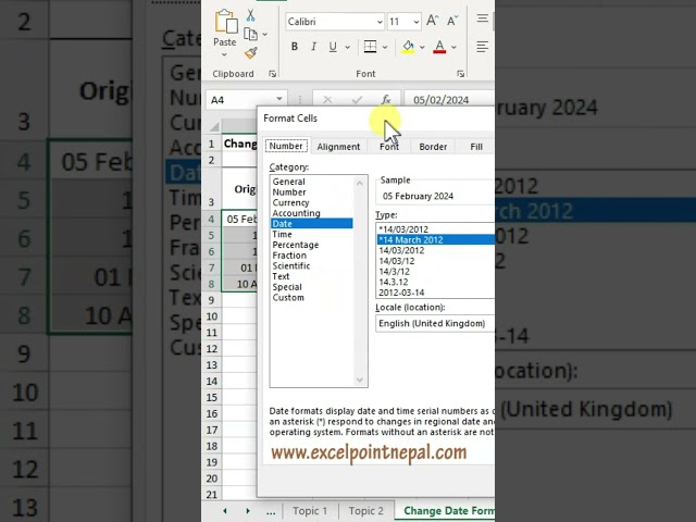 Change Date Format Without Using a Formula