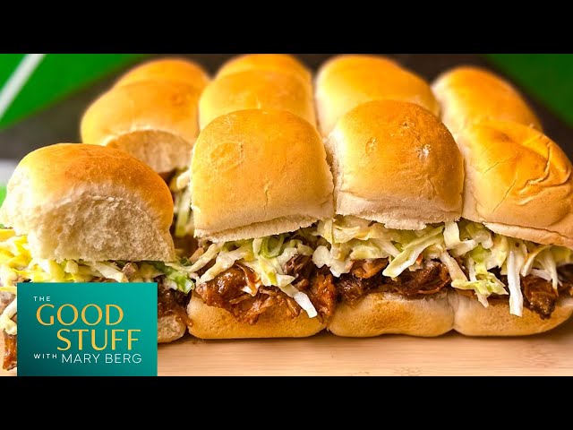 Mary’s Pull Apart Pulled Pork Sandwiches | The Good Stuff with Mary Berg