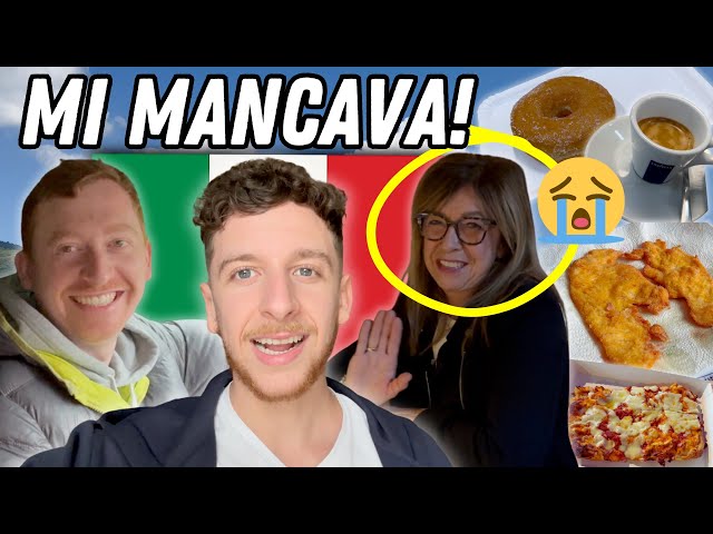 Son TORNATO A CASA Dopo 10 Mesi e Ho Mangiato Fino a SCOPPIARE! 🤫🇮🇹🏡🍕 Ep. 01 | Imparare l'Italiano