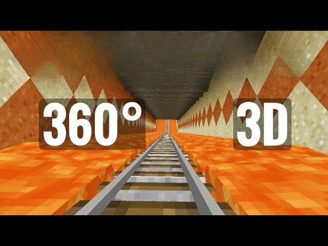 Halloween 3D VR 360 video Minecraft Horror Roller Coaster 360° 마인크래프트