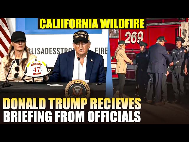 Live: President Trump receives a briefing from California officials on wildfires, makes remarks