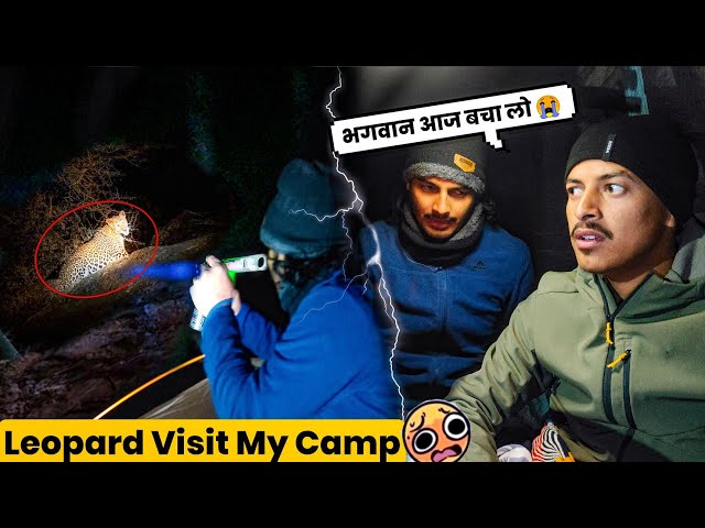 Leopard Visit My Camping Tent In Jungle | Dangerous Camping In India | Unknown Dreamer