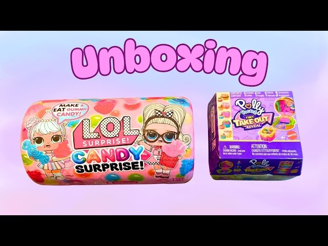 Polly Pocket Take Out Reveal & LOL Candy Surprise Unboxing! 🎉