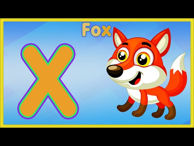 Letter X | Fox, Box, Six & Text - Learn the Letter X