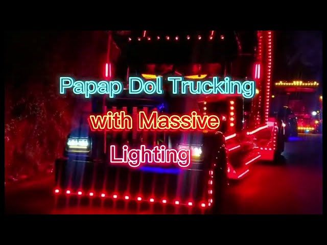 A Papap Dol Trucking with Massive Lighting, #trending #virals #short #trucking #viralvideo #short