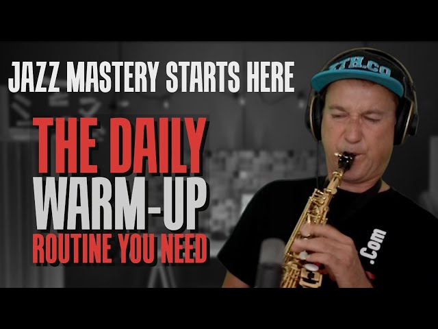 The Daily JAZZ warm up you need to get better - in 6 minutes!