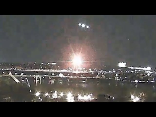 Dramatic midair collision near DC captured on Kennedy Center camera