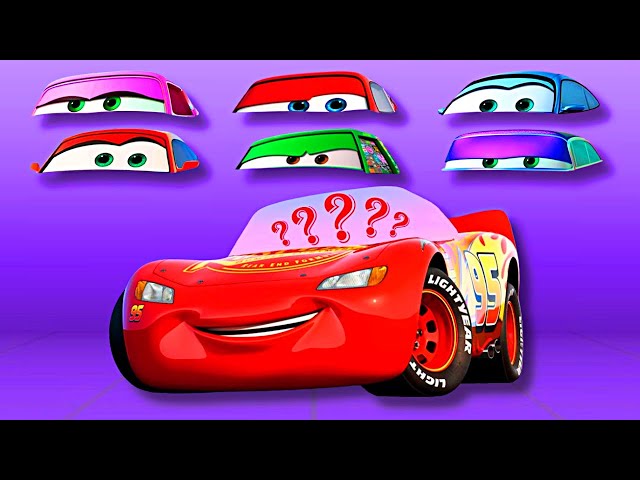 Correctly Guess the Head of Lightning McQueen | Can You Spot It? 🔥Tebak Gambar