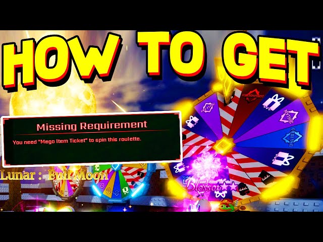 HOW TO GET NORMAL/MEGA/RARE ITEM TICKETS in SOLS RNG! ROBLOX