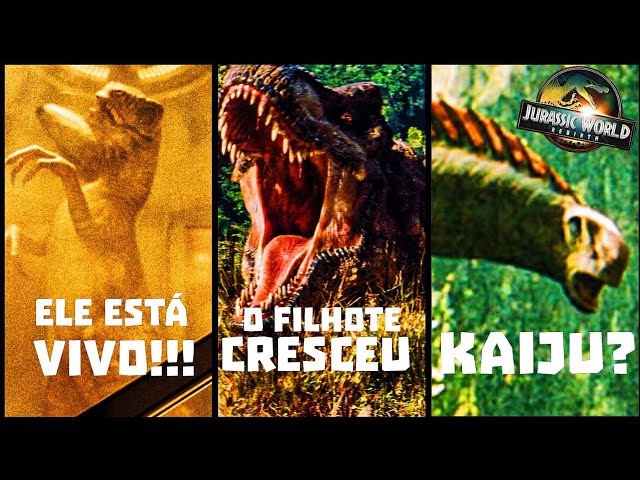 RAPTOR DE DUAS CABEÇAS VIVO | T-Rex Filhote De Jurassic Park 2 | Titanosaurus é um Kaiju? [DINONEWS]