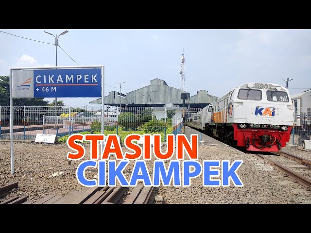 RAME KERETA LEWAT | HUNTING KERETA API DI SIMPANG TIGA STASIUN CIKAMPEK