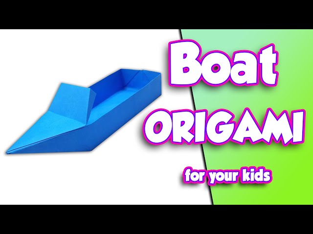 How to Make an Origami Paper Boat | Easy Step-by-Step Tutorial for Beginners #origami