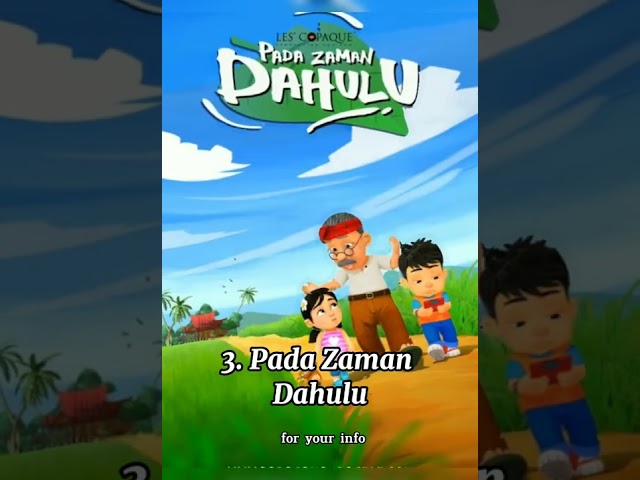 7 Film Kartun Malaysia yang Populer di Indonesia 🇲🇾🤝🇮🇩 Kartun Favorit Kamu Apa?