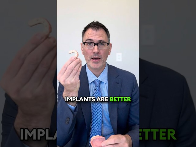 Should You Get Dentures or Dental Implants? 🤔🦷 #allon4dentalimplants #explained #dentist