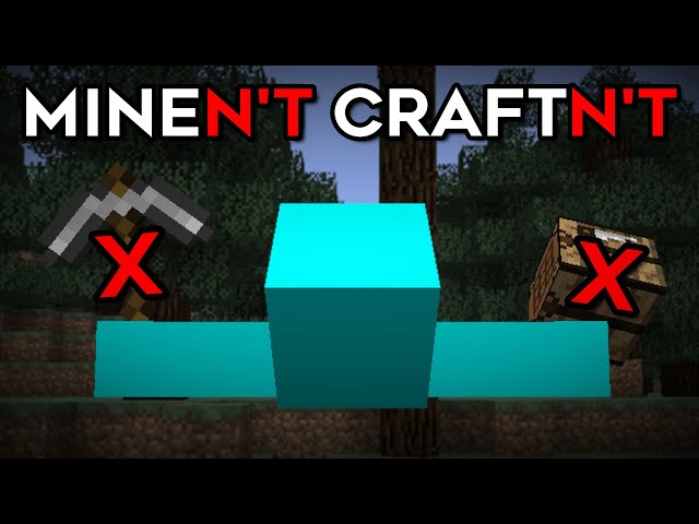 Is It Possible To Beat Minecraft Without Mining OR Crafting?