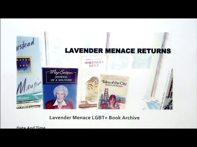 Staff Pride Network Event: Lavender Menace LGBT+ Book Archive