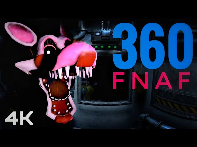 VR 360 FNAF Scary Horror Fun Game FIVE NIGHTS AT FREDDY'S Help Wanted (Vent Repair Mangle 4K)