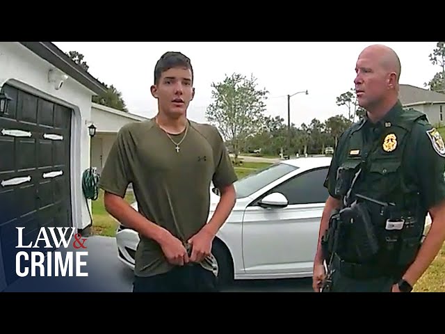 Bodycam Shows Teen Accused of Killing Mom Months Before Stabbing: 'I'm Not a Psychopath!'