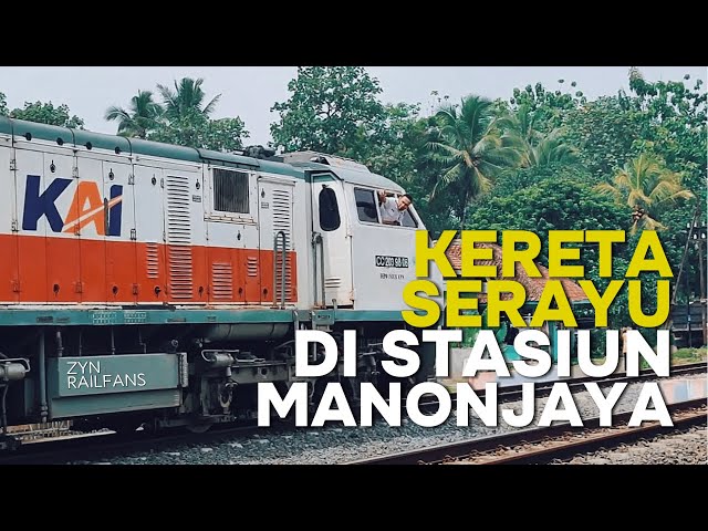 Lodaya ngebut! Serayu bersilang dengan Argo Wilis di Stasiun Manonjaya | Gapeka 2025