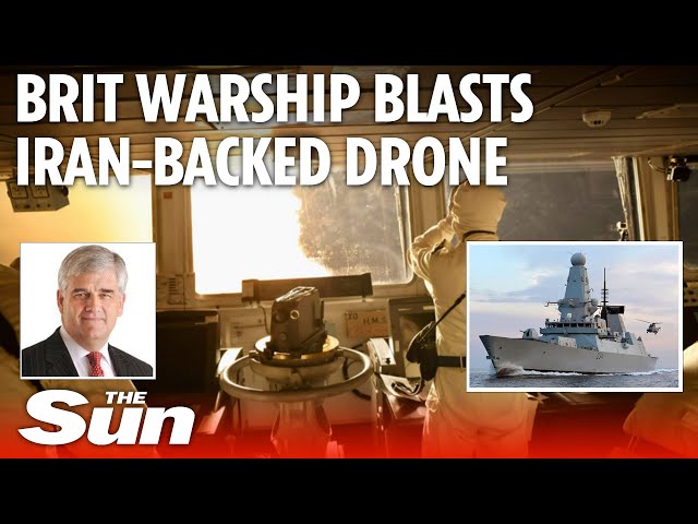 British warship HMS Diamond blasts Iran-backed drones with Sea Viper missiles