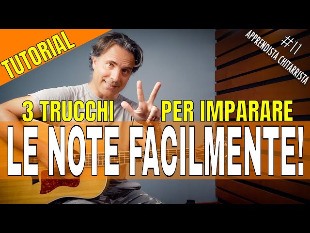 Come imparare le note sulla chitarra - 3 Trucchi per memorizzare le note + Bonus!