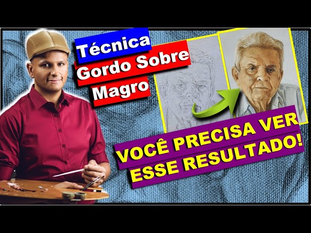 Retrato Realista - Como Pintar Sombreamento na Técnica Gordo sobre Magro (Etapa 1) @andremauricio