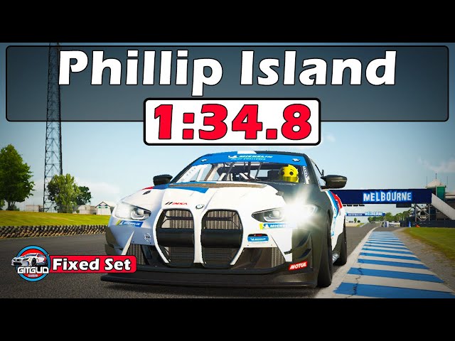 iRacing BMW M4 GT4 Phillip Island Circuit Track Guide - 1:34.8