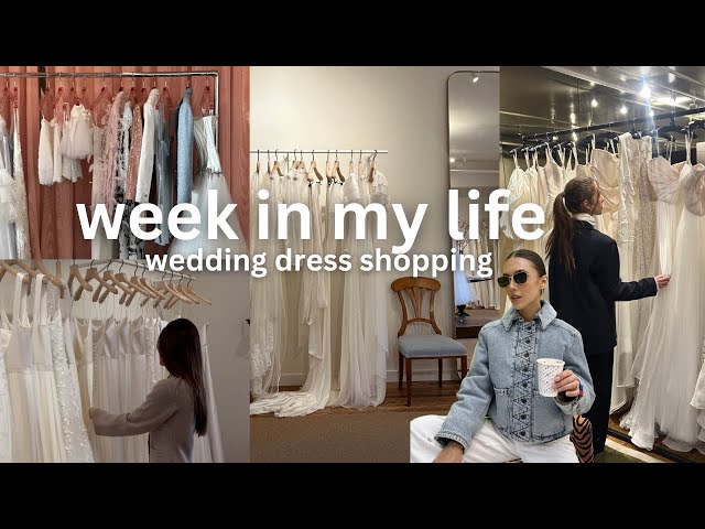 Wedding Gown Shopping Vlog: back to back appointments & finding the one